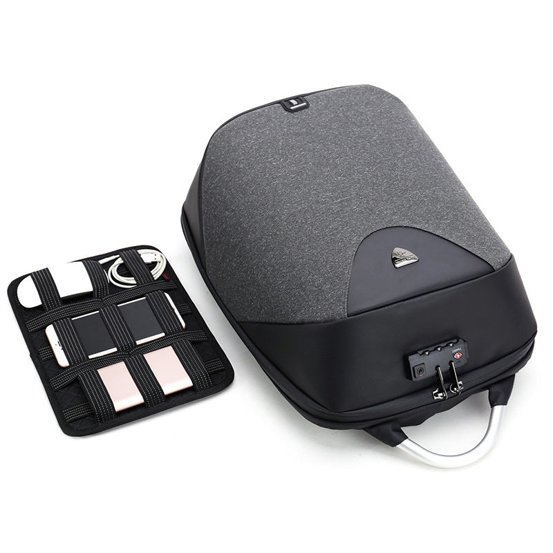 Sac à bandoulière double homme multi fonction antivol 15,6 pouces ordinateur packag