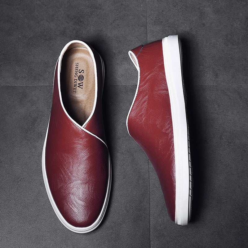 Style Casual Chaussures en cuir Hommes