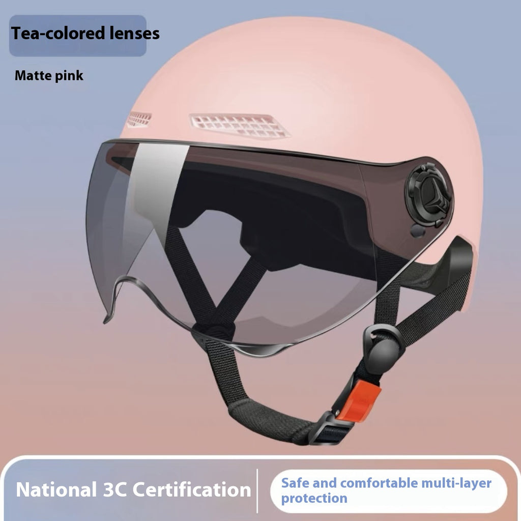 Protection solaire du casque de moto électrique certifié 3C