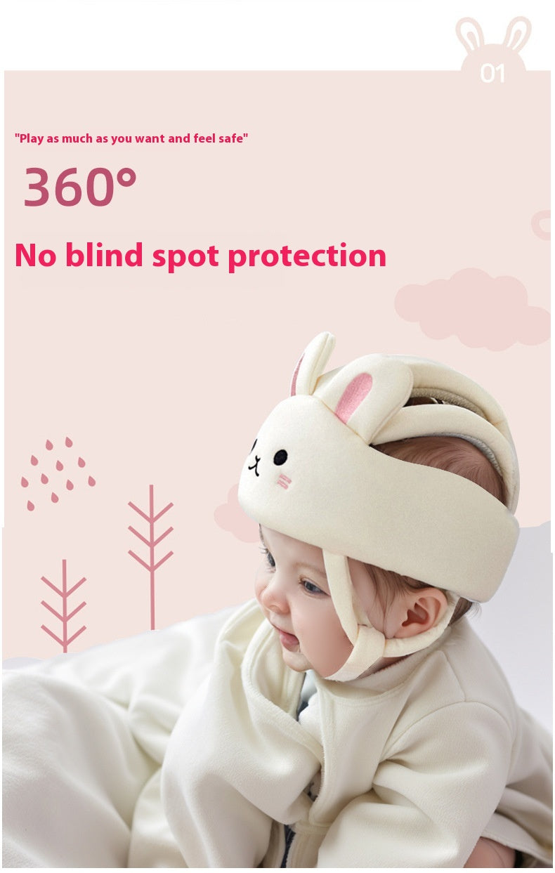 Bébé tout-petit Protection de la tête Chapeau anti-automne Mesh respirant