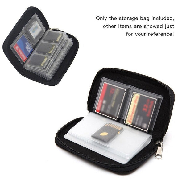 Carte caméra portable Sac de stockage de carte CF