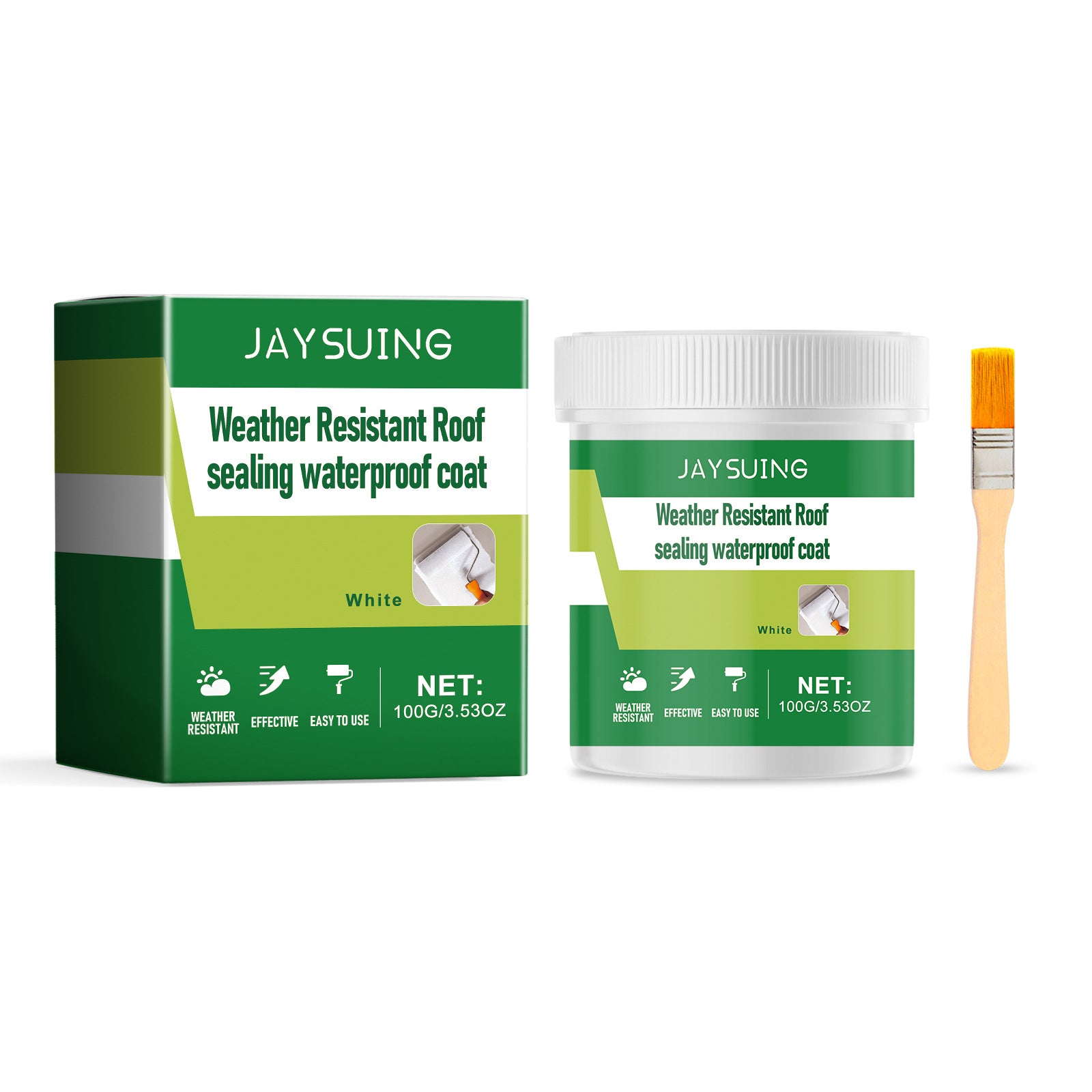 Jaysuing résistant aux intempéries Toit d'étanchéité Imperméable Revêtement pour la maison Tuiles Et Sol Tuiles