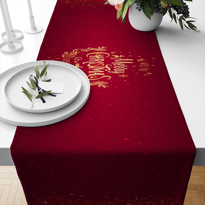 Table de Noël Runner Linge de restaurant isolé nappe