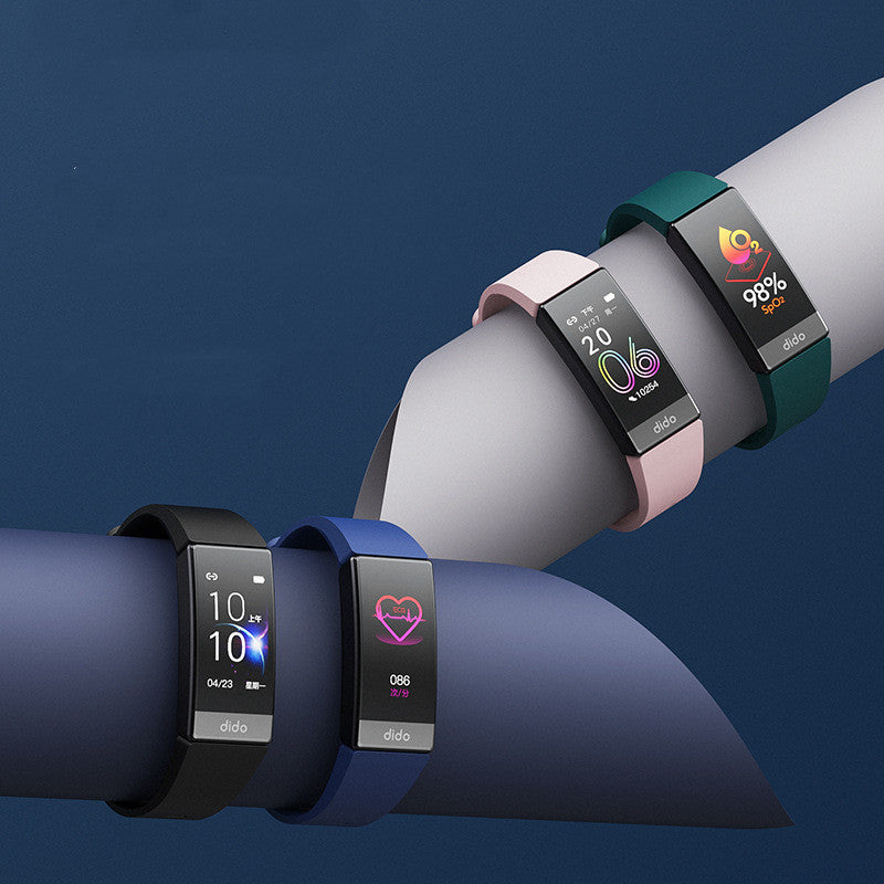 Bracelet intelligent Pression artérielle Sang Oxygène Fréquence cardiaque Surveillance ECG