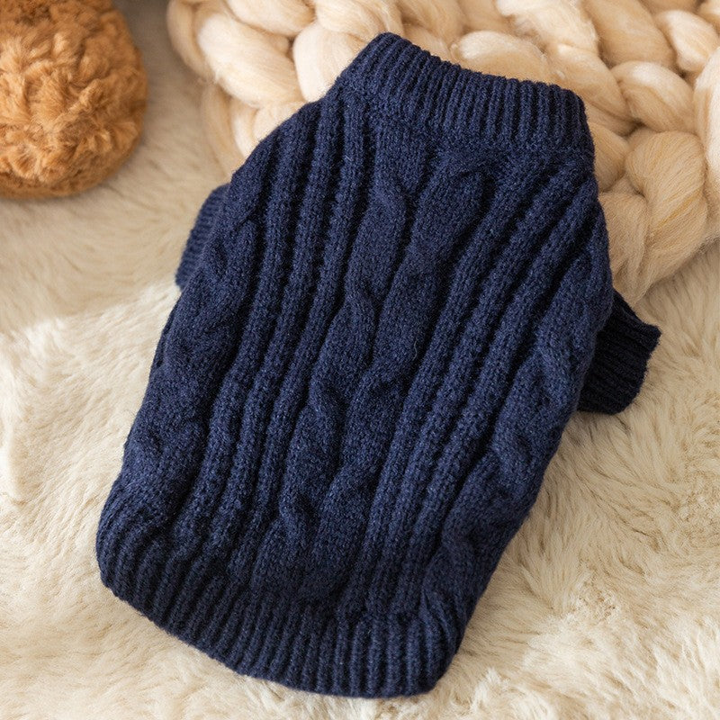 Chandail de boule de fourrure de chat deux pieds chauds chiens à capuchon vêtements Teddy Pet