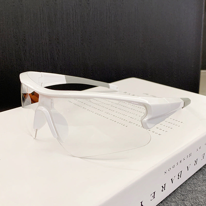 Lunettes de vélo de plein air pour le sport d'équitation Lunettes de soleil en une seule pièce