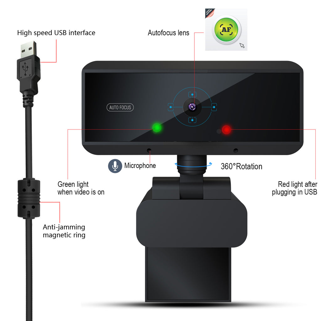Caméra d'ordinateur HD W5