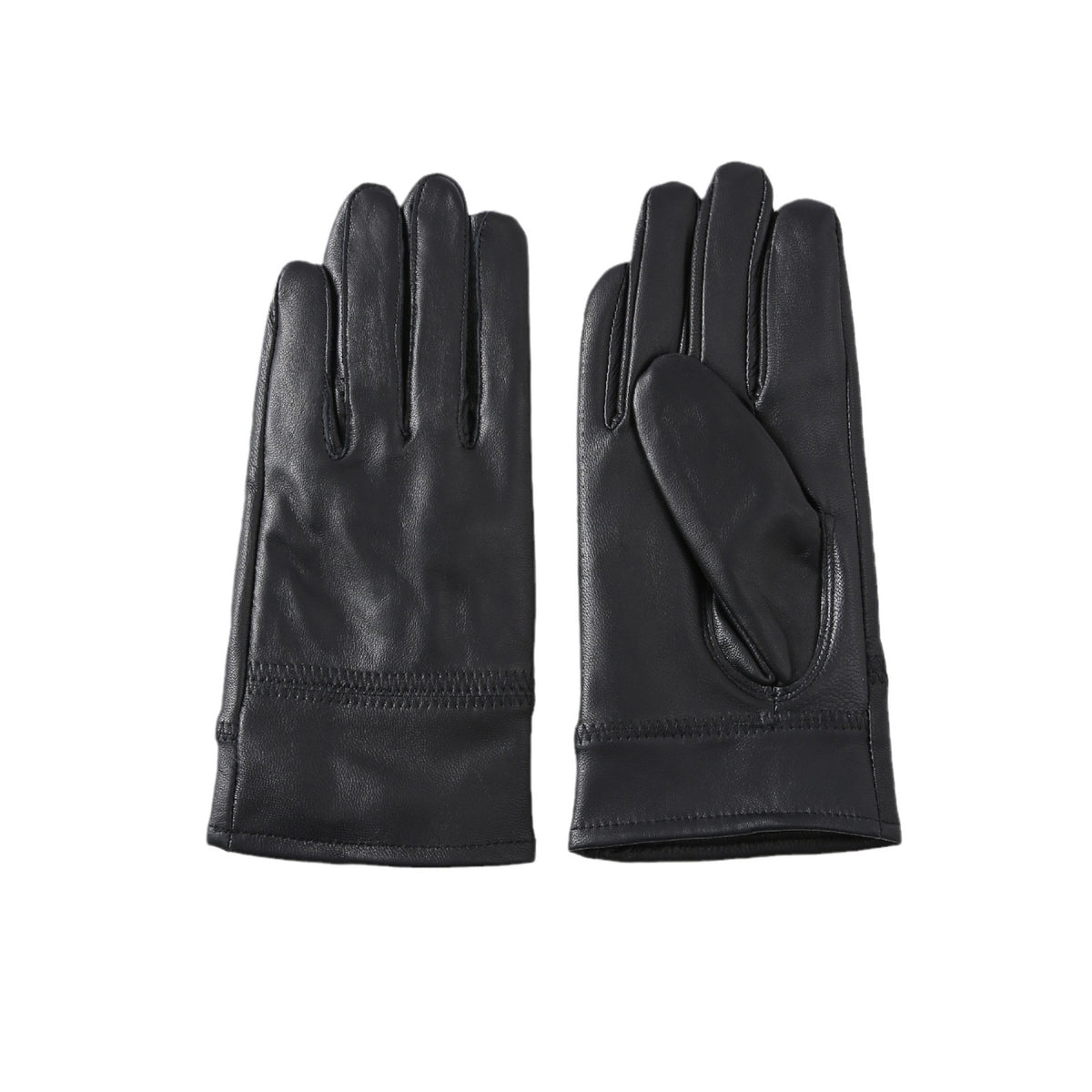 Gants d'hiver en cuir véritable pour hommes