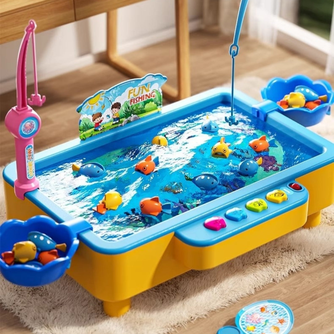 Ensemble de jouets de pêche magnétique électrique