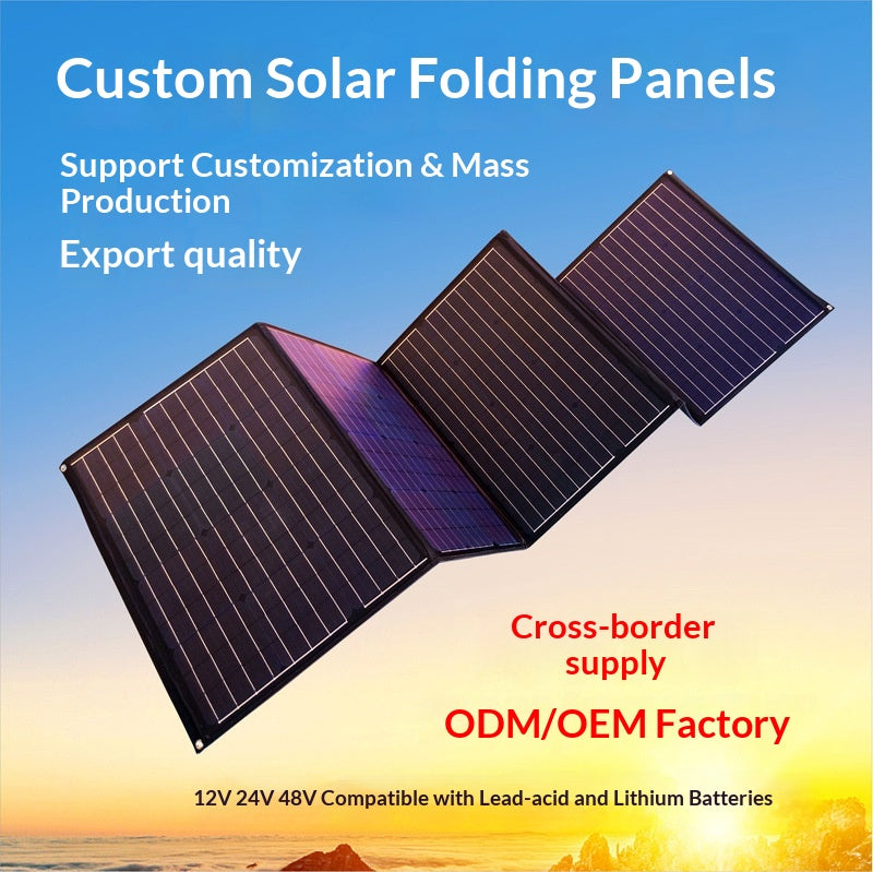 Panneau solaire monocristallin de haute efficacité Charge système photovoltaïque de puissance extérieure