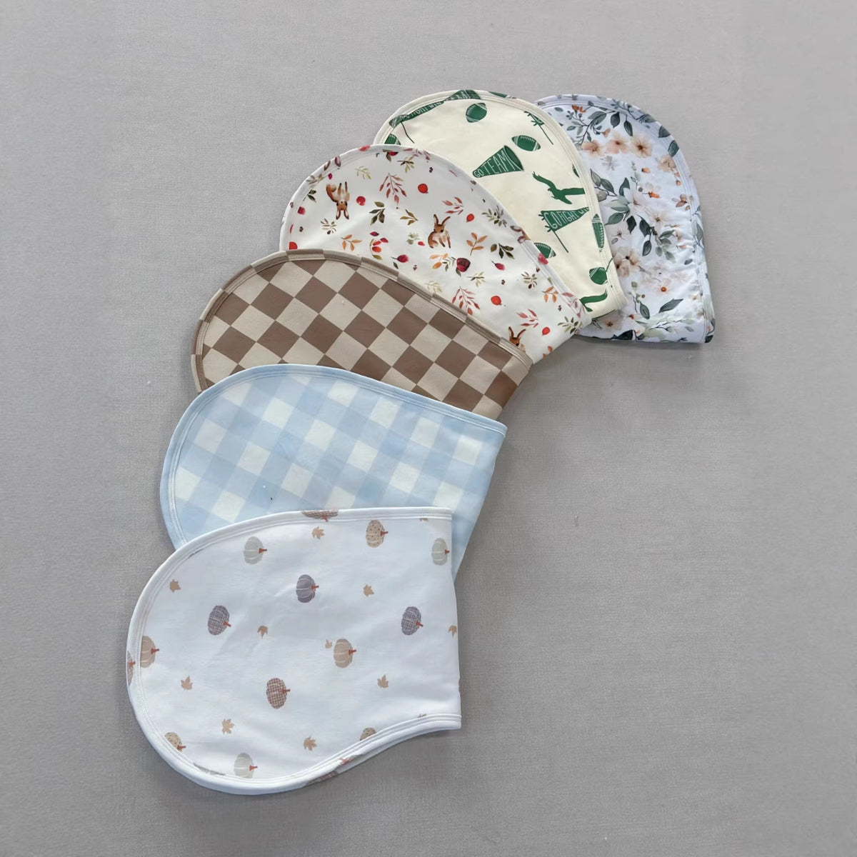 Newborn Nail Burp Drool Bib Extra Thick Pure Cotton