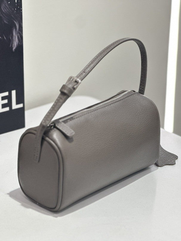 Sac de support de stylo à épaule populaire personnalisable en cuir de vache de couche supérieure pour les femmes