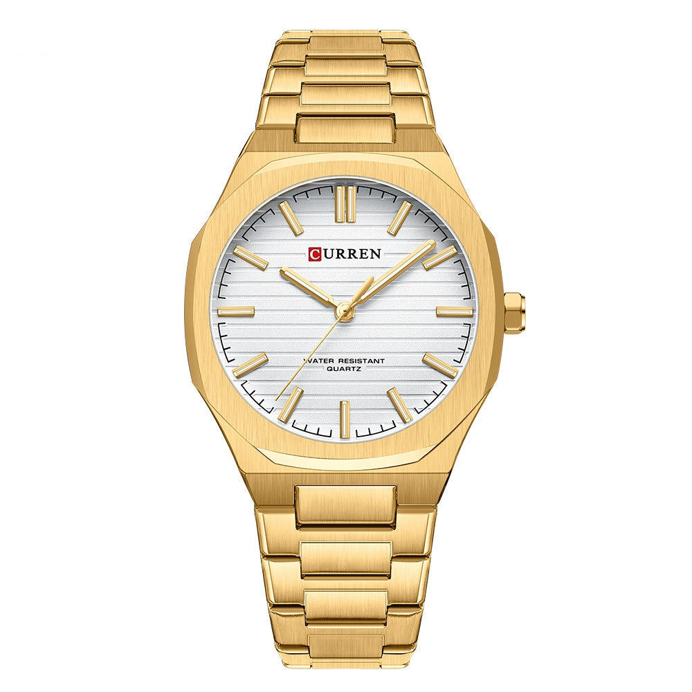 Montre de mode en acier pour hommes