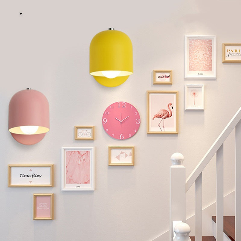 Simple moderne lampe murale de Macaron nordique