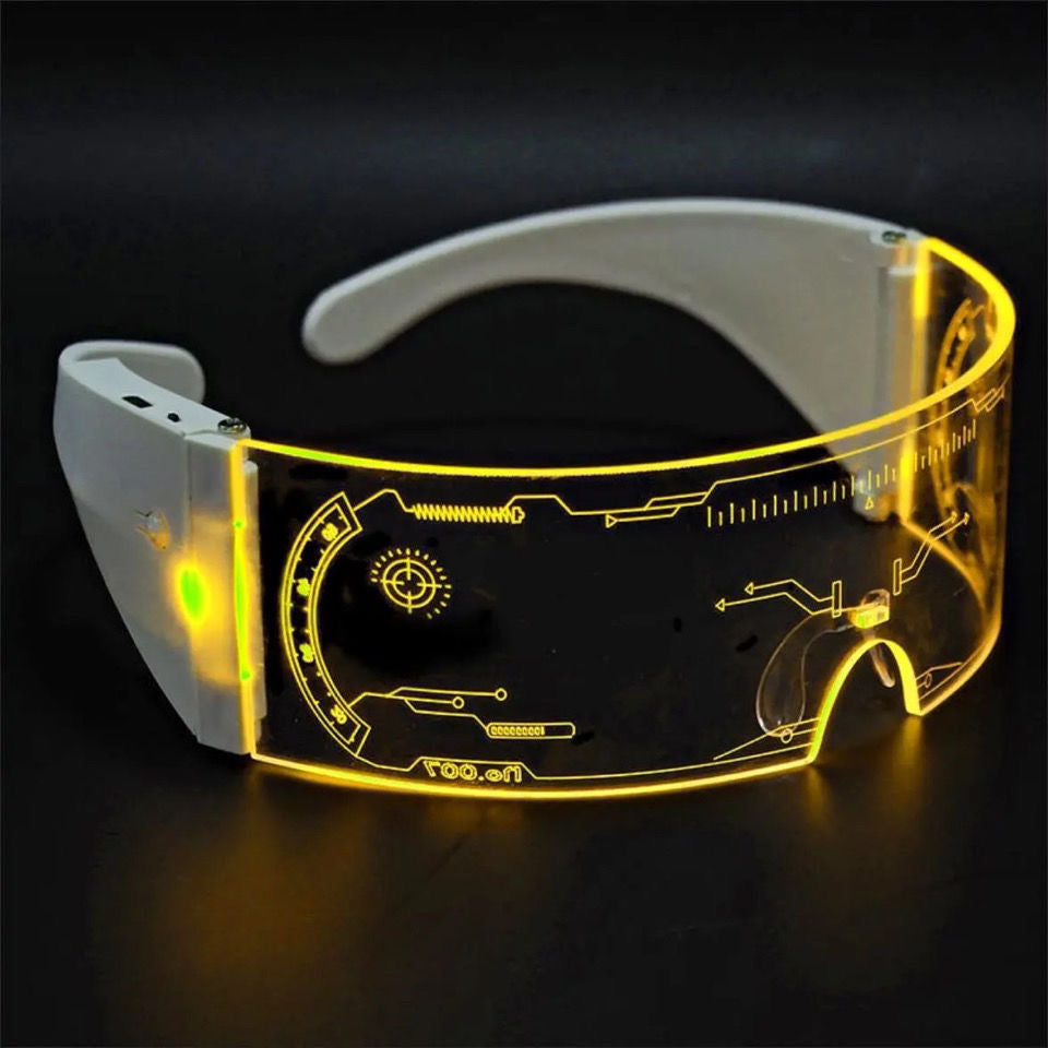 Technologie Verres lumineux pour la nuit d'équitation Voyage anticollision Lumineux