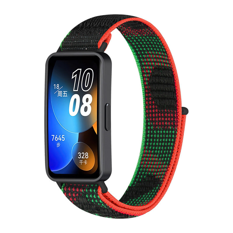 Bracelet velcro Nylon Loopback tout-match simple