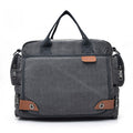 Sac d'épaule homme en toile de mode multi-compartiment