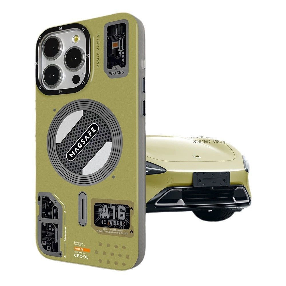 Technologie Style Aspiration magnétique Tendance Étui de téléphone résistant à la chute