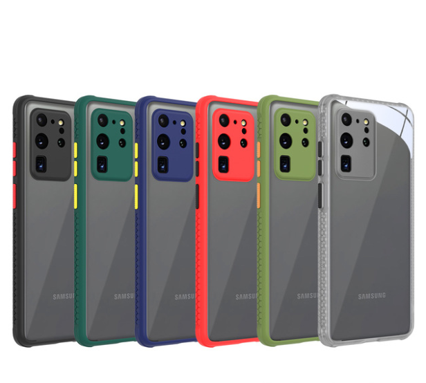 Cas de téléphone couleur contrastant