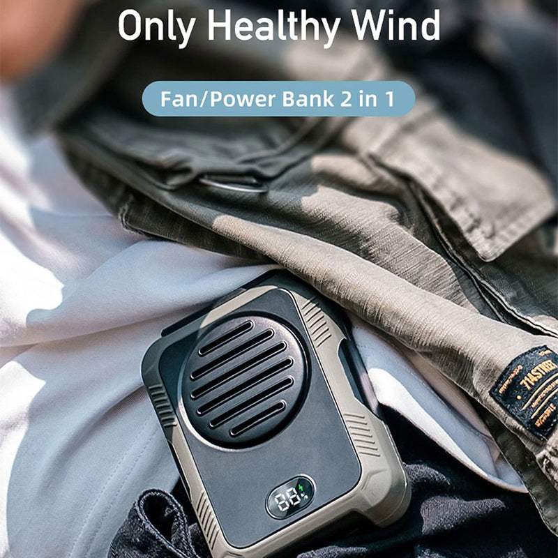 Leaf Less Ventilateur de suspension pour les sports de plein air Batterie de grande capacité Portabl de charge USB