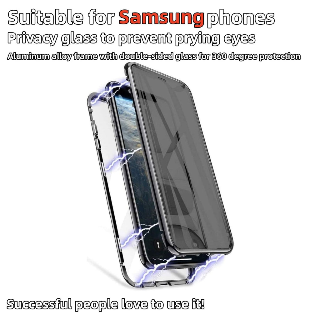 Boîtier de téléphone étanche Ensembles magnétiques en verre double face en métal