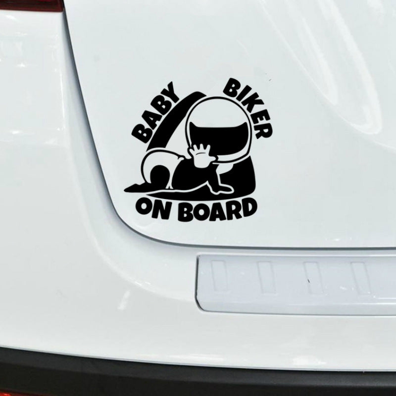 Stickers Bébé à bord Personality Warning Car
