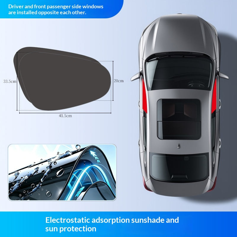 Fenêtre de voiture Sunshade Statique Cling Film