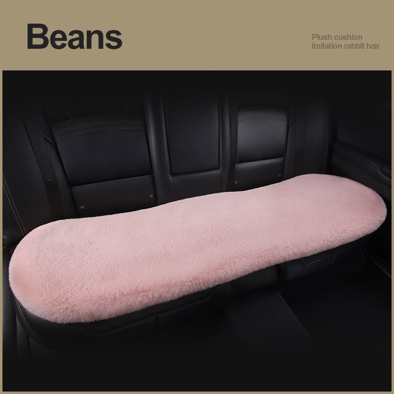 Siège auto En peluche d'hiver Coussin carré monoplace