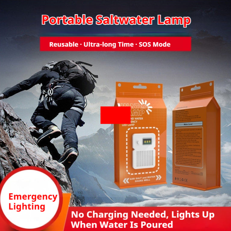 Source Factory Outdoor Camping Light Portable Emergency LED Light Water-powered Camping