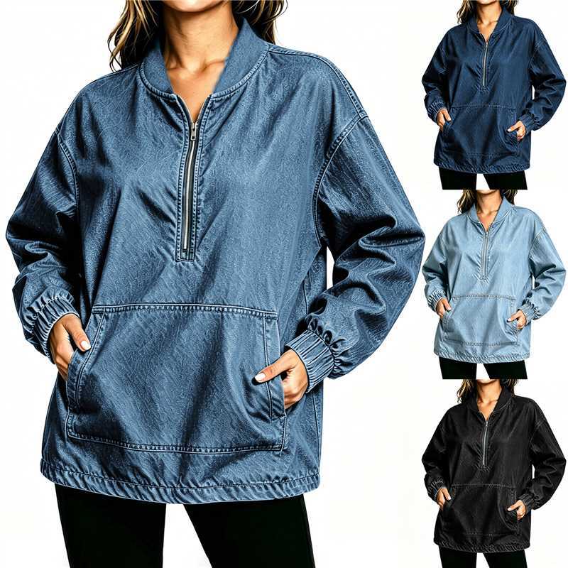 Veste en Denim à manches longues, à manches longues