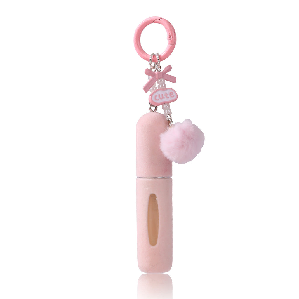 En peluche sac de charme parfum bouteille Girly porte-clés