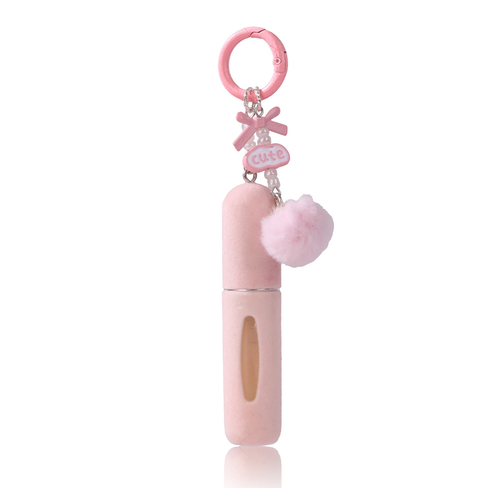 En peluche sac de charme parfum bouteille Girly porte-clés