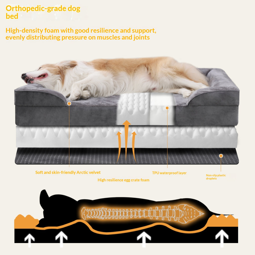 Lit chaud chat Éponge chien amovible et lavable grand tapis