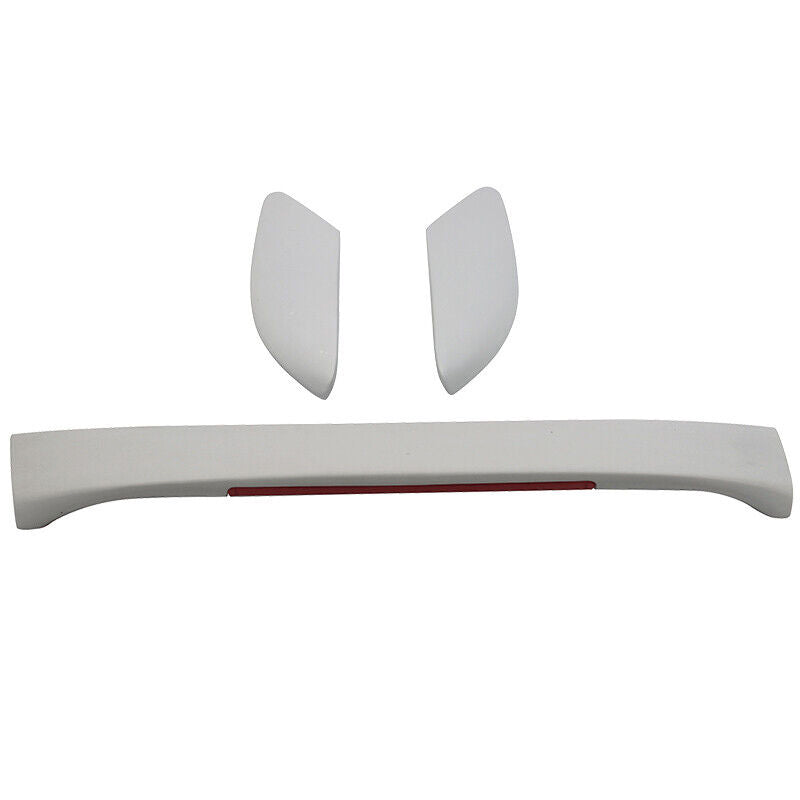 3PCS Rear Trunk Spoiler 3rd Brake Light OE Style