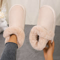 Arrivée d'hiver Bottes de neige à arbre court Bottes d'hiver casual Chauffe-pouffe Chauffe-chaussures plate-forme épais