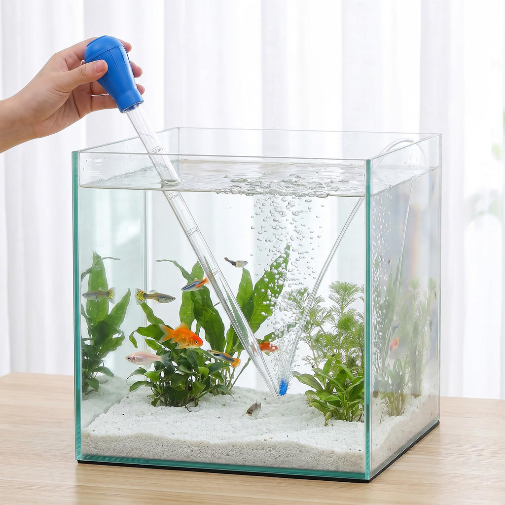 27.7in Extra Long Turkey Baster pour Aquarium 50ml Baster Syringe Aquarium Water Changer Si