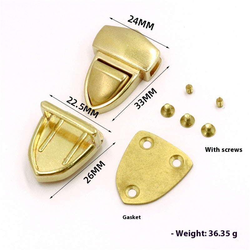 Pure Brass Bag Hardware Accessoires Mortise Lock