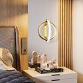 LED lumière circulaire lampe pendentif simple et créative