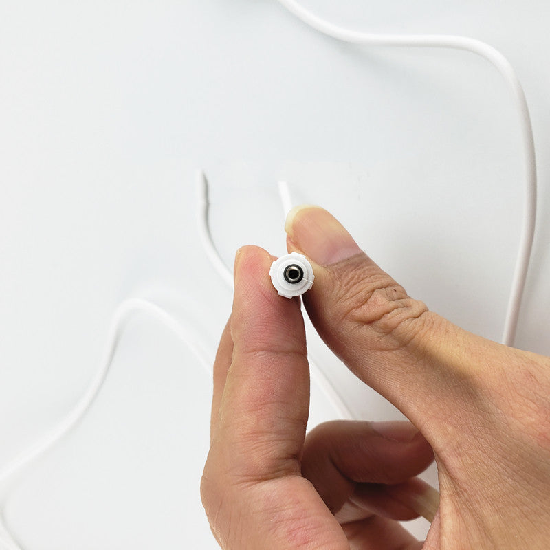Câble d'alimentation blanc USB vers DC