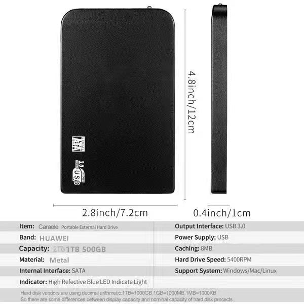 High-Speed USB30 Solid State Mobile Hard Drive