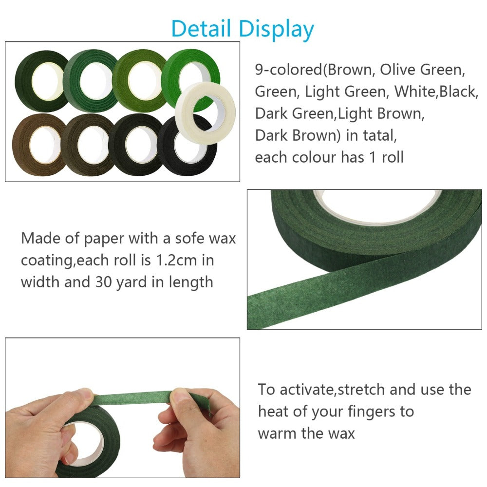 DIY Wire Wrapping Kit: 39-piece Florist Set