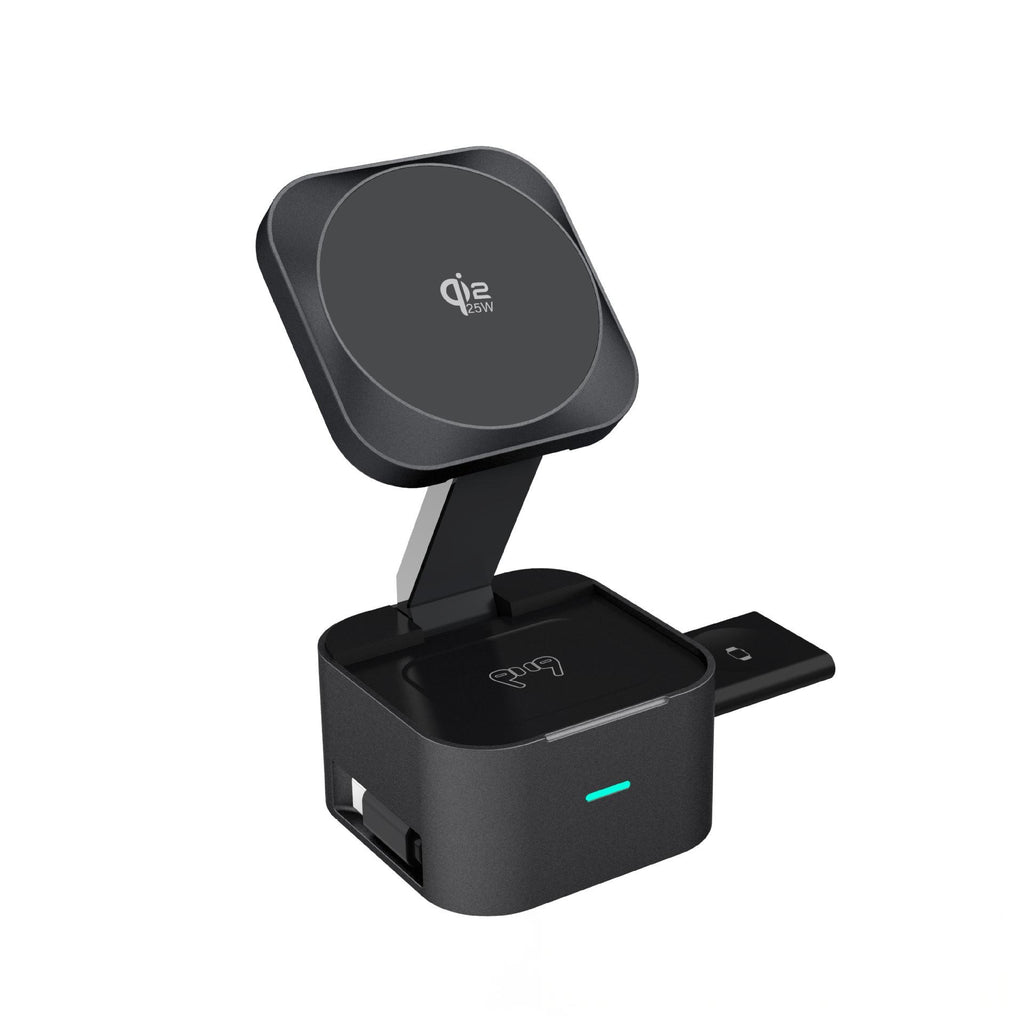Chargeur sans fil pliable magnétique tout-en-un 25W