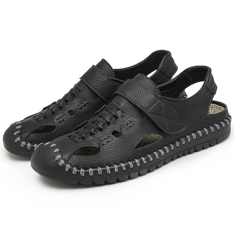 Sandales en cuir d'extérieur casual