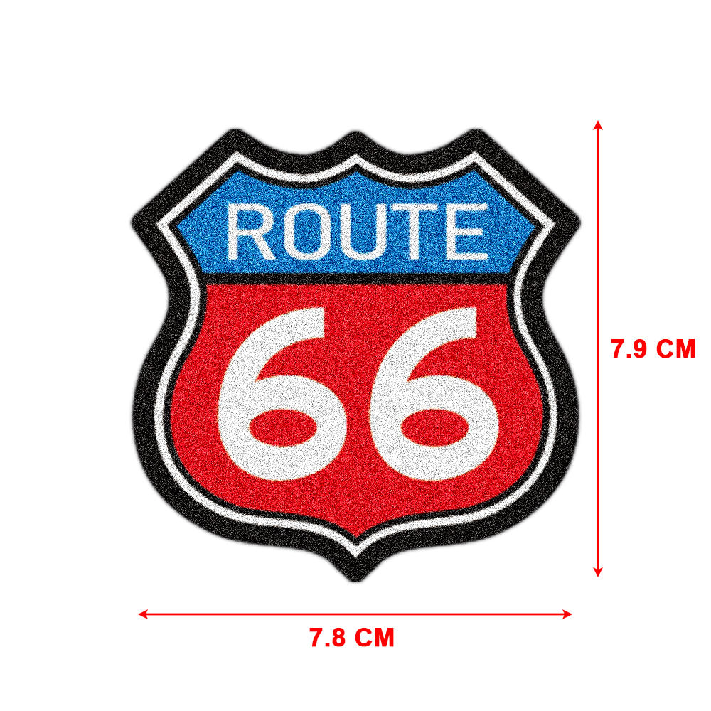 Antique Moto No.66 Autoroute Sticker étanche