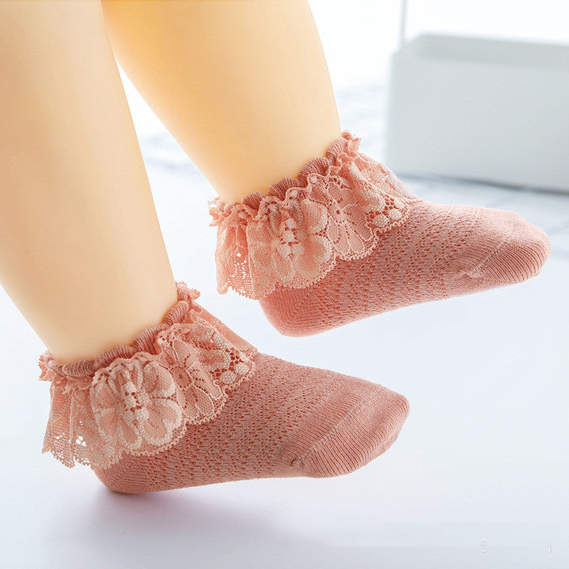 Été Filles Chaussettes en dentelle Chaussettes en dentelle