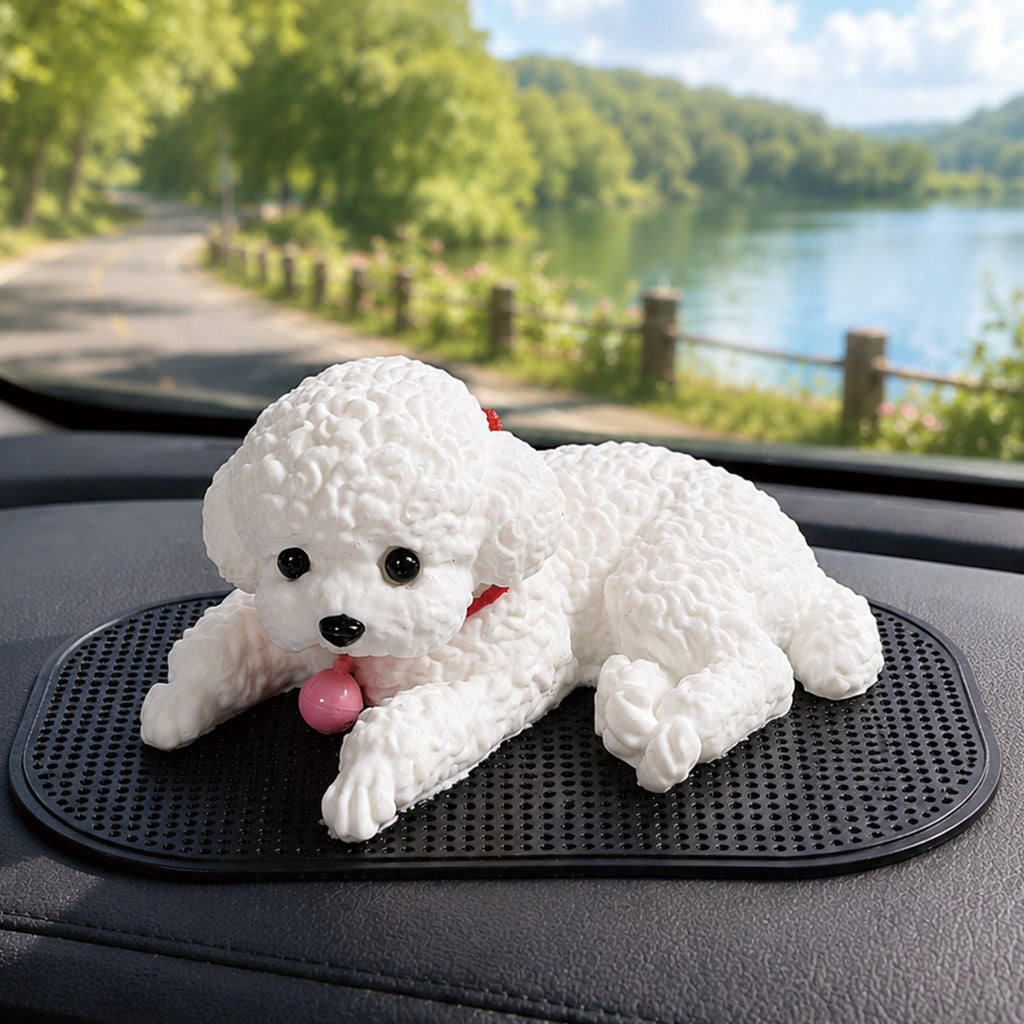 Décoration de voiture tendance mignon une figurine de petit chien bonuncy