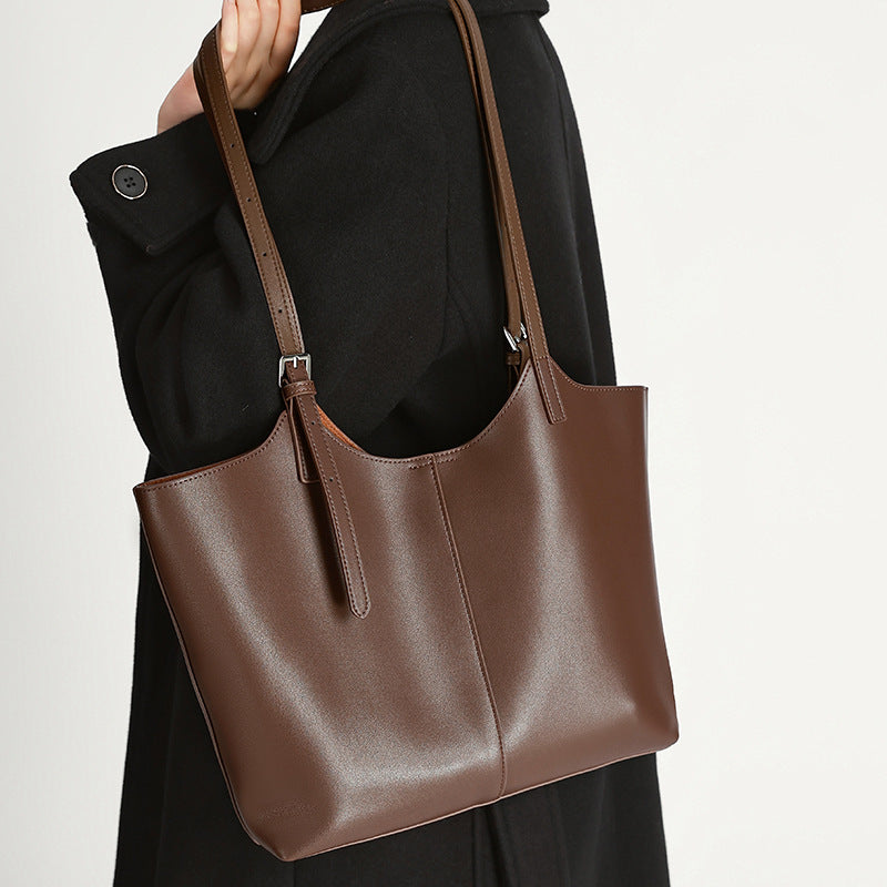 Sac en cuir véritable pour femmes