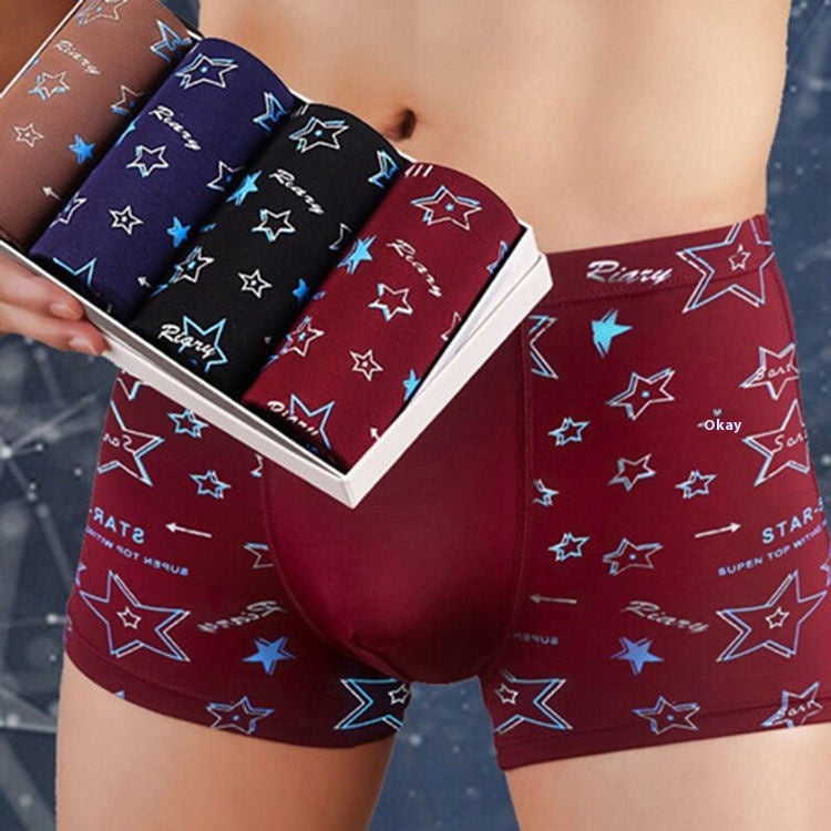 Boxer homme Slips Étudiant Mode tendance Nouveau
