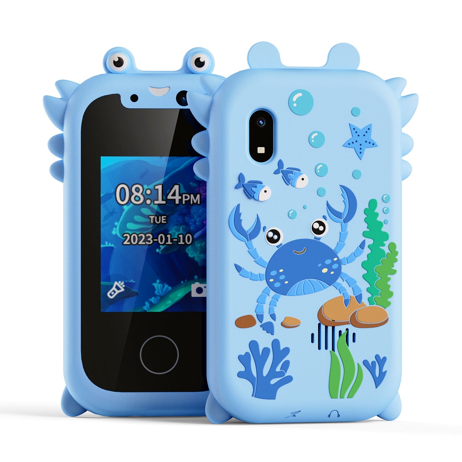 Téléphone à écran tactile double caméra pour les enfants pour l'éducation précoce