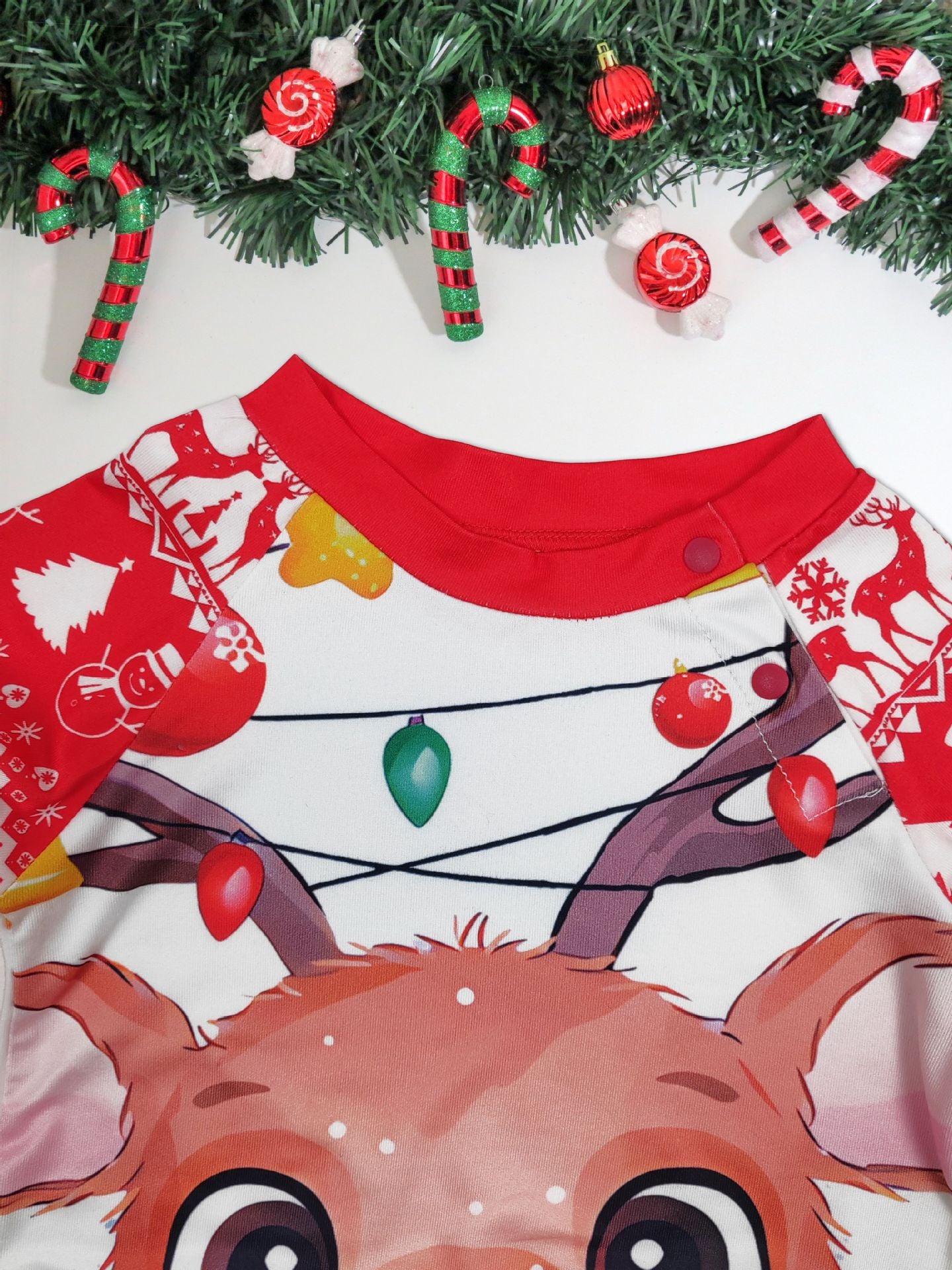 Vêtements de maison parents-enfants de Noël